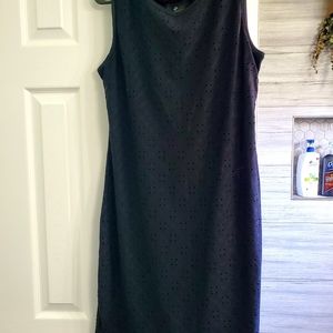 Black Eyelet Dress